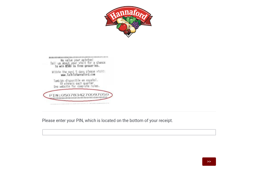 Hannaford Survey