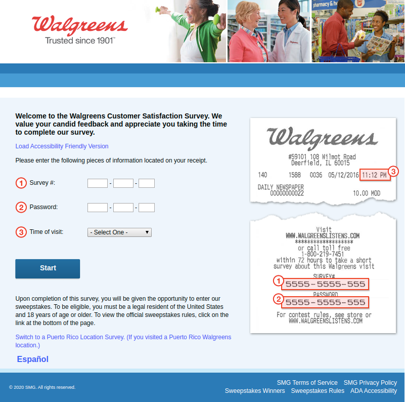 Walgreens Customer Satisfaction Survey