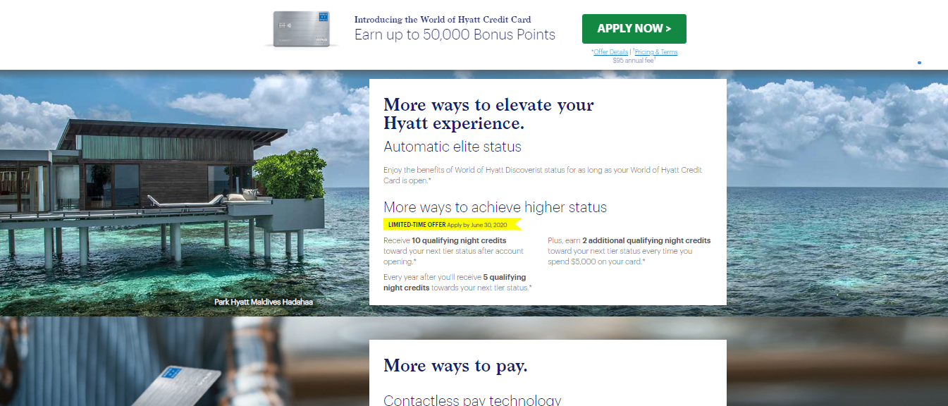 hyatt credit card Bonus Offer