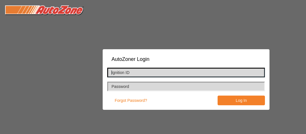 AutoZone OpenAM Login