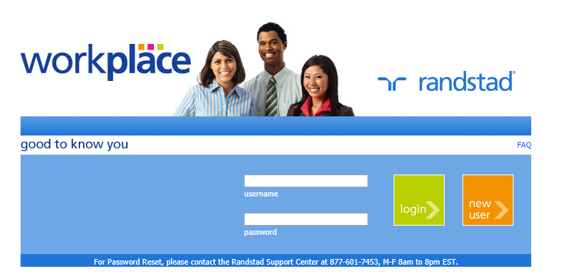 Randstad Workplace Account Login