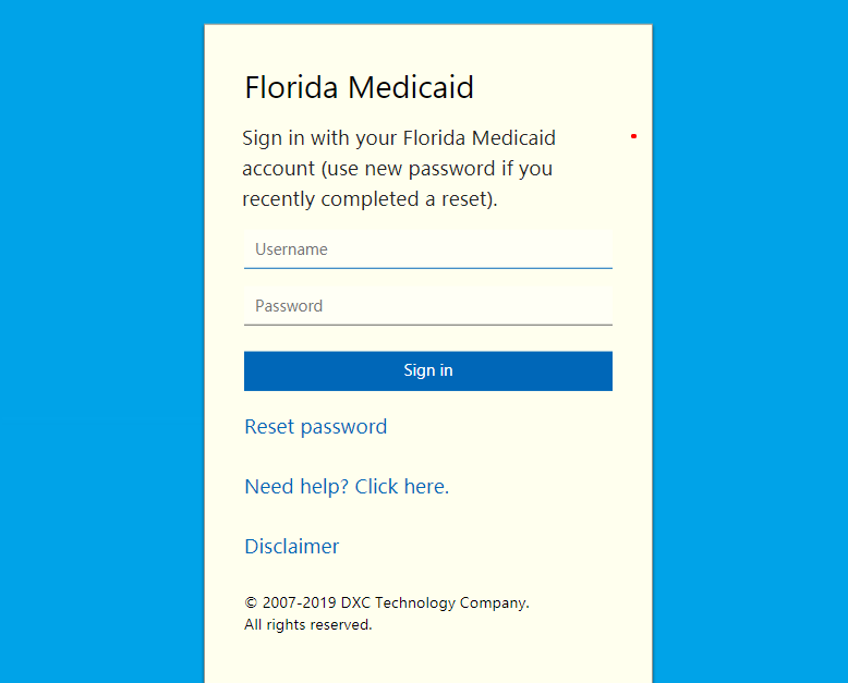 Florida Medicaid Portal