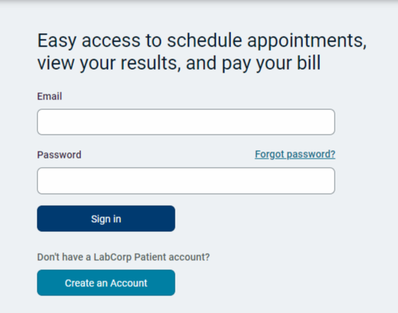 labcorp patient login