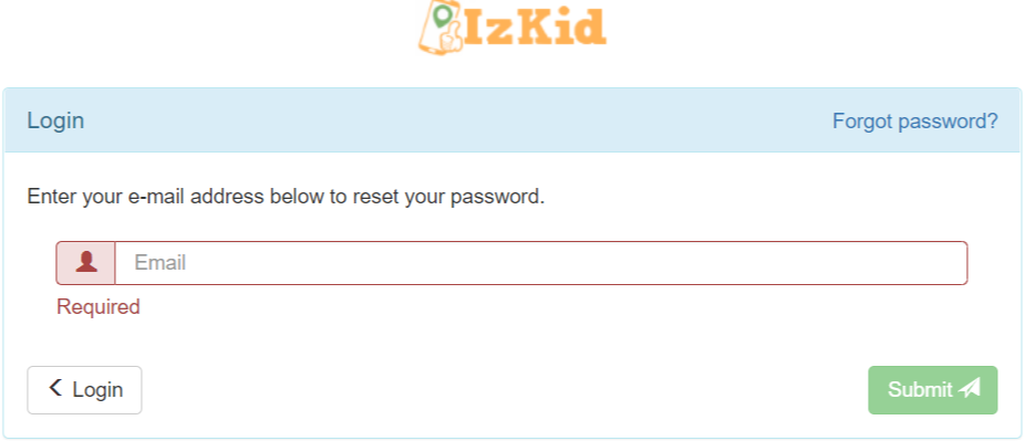 IZKid Login Portal