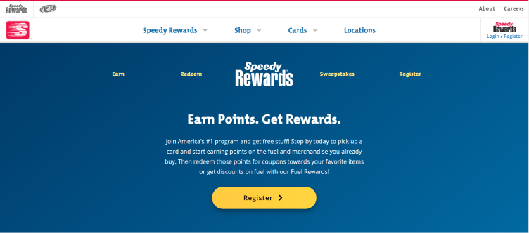 speedey rewards sign in