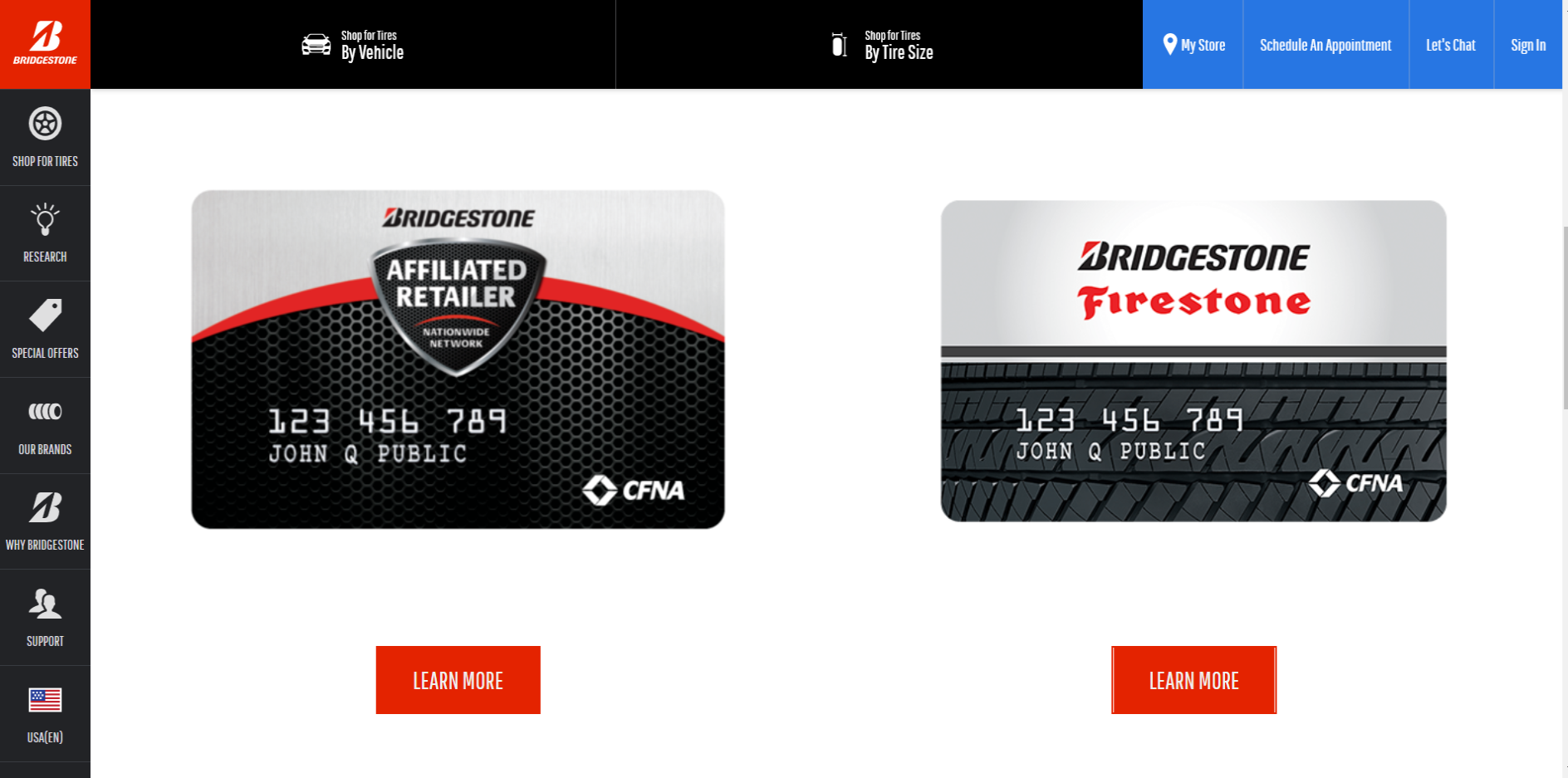 bridgestone firestone credit card