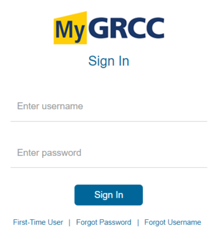 GRCC blackboard login