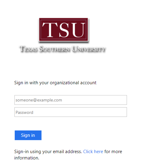 TSU Student Login