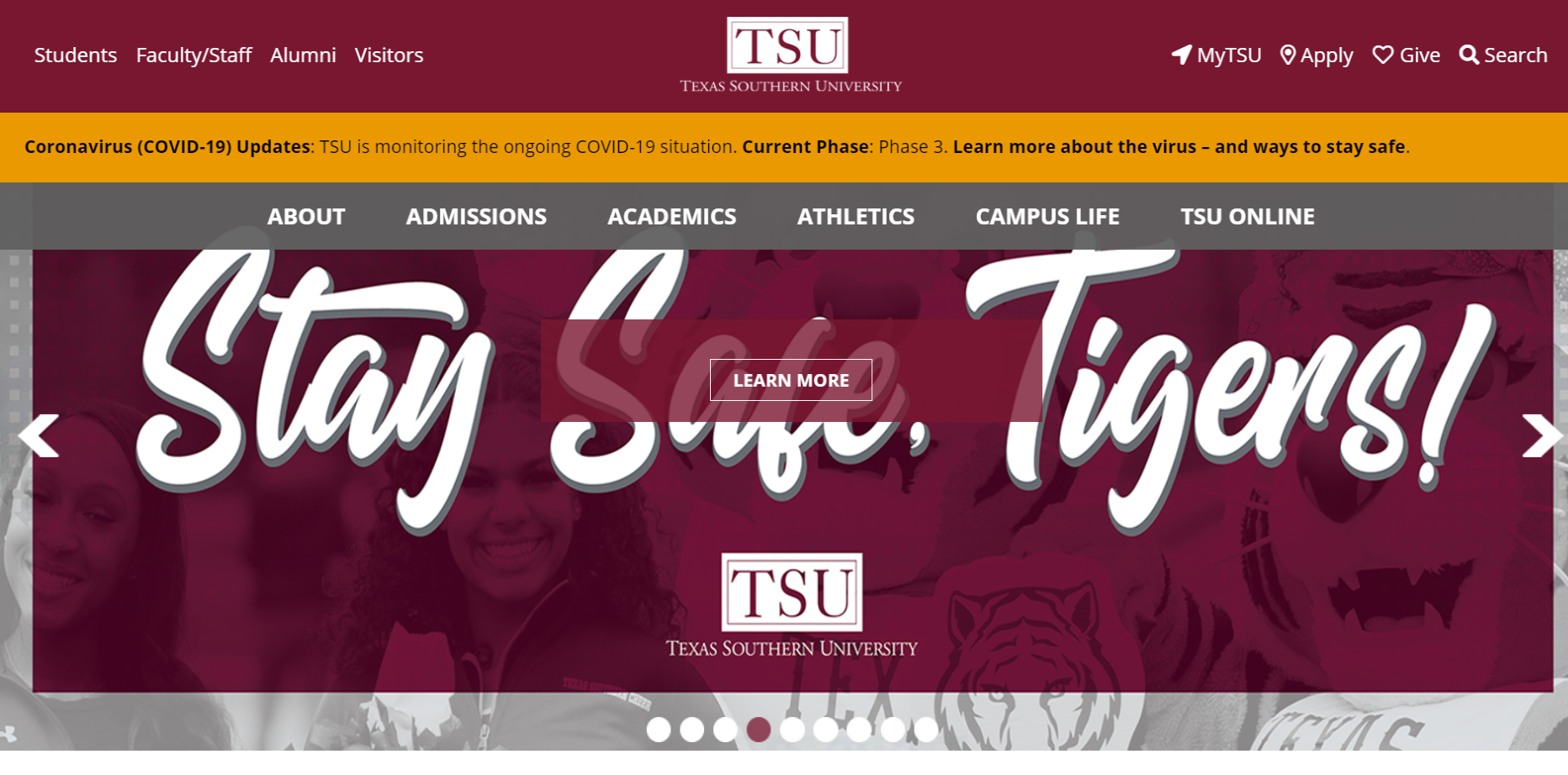 TSU Student portal