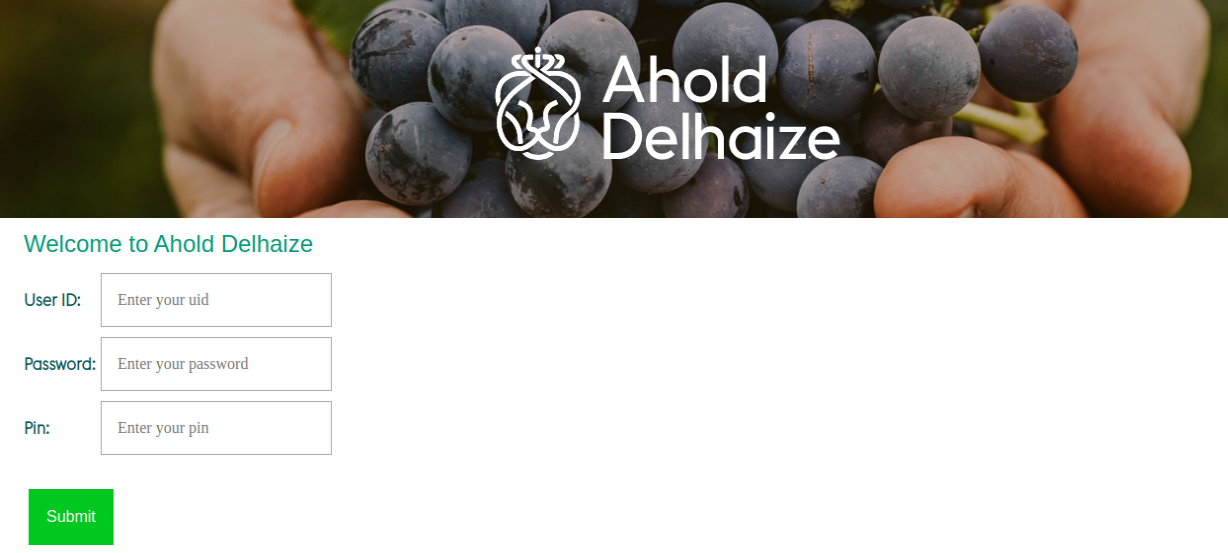 Ahold Delhaize Login