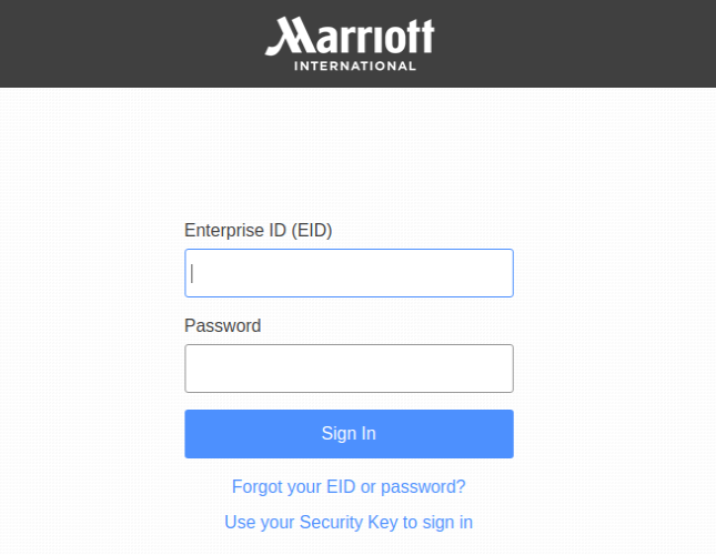 Marriott Extranet Login