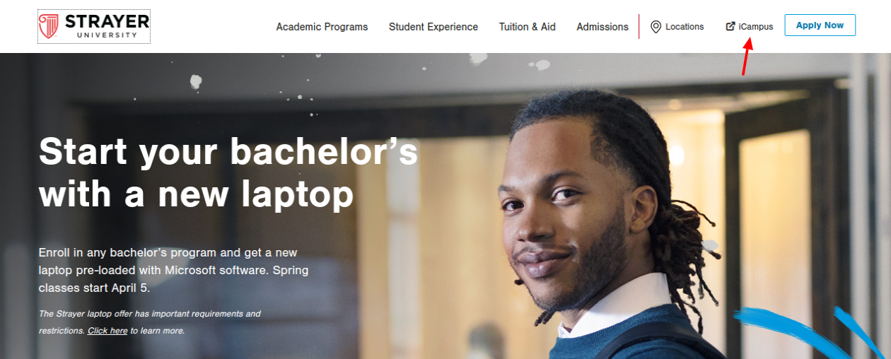 Strayer University iCampus login