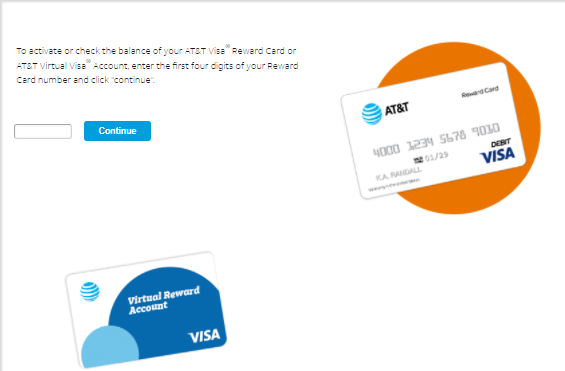 at&t reward card balance Check