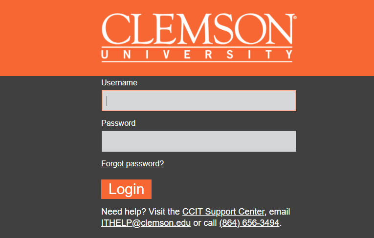 Clemson Login